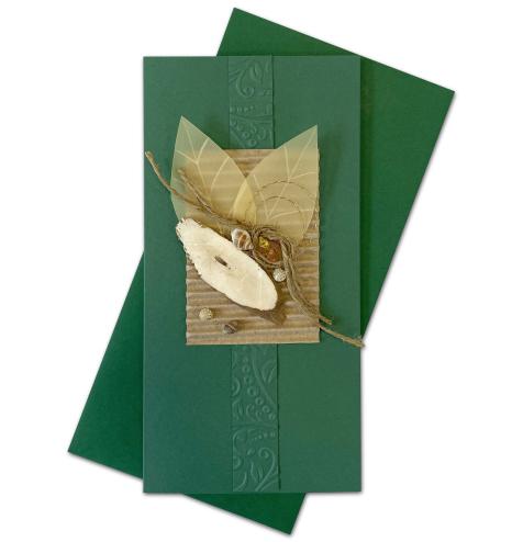 Handmade double folded card