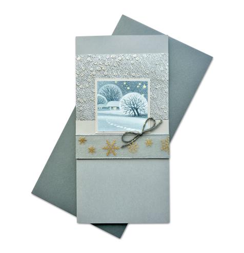 Handmade double folded card