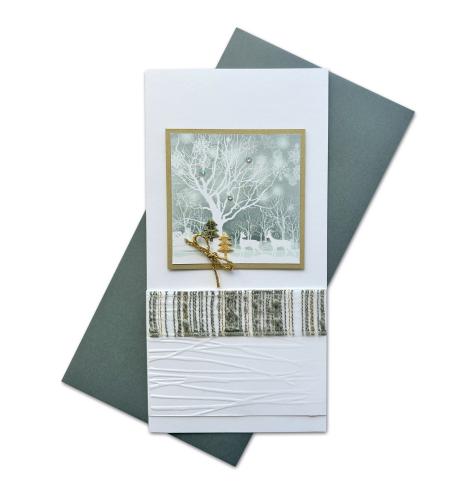 Handmade double folded card