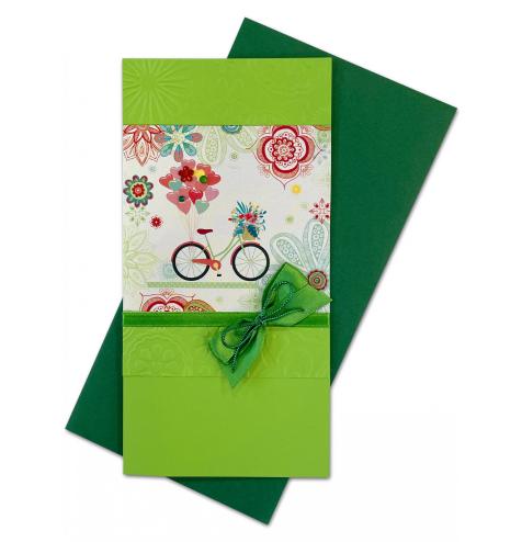 Handmade double folded card