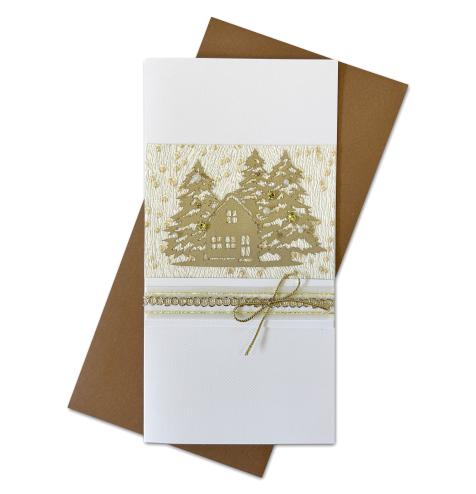 Handmade double folded card